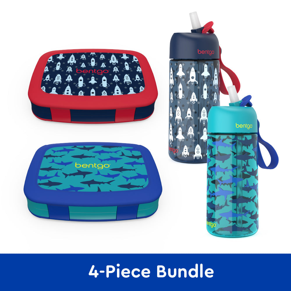 bentgo-kids-prints-lunch-boxes-and-water-bottles-a0 bentgo-lunch-box-bottle-bundle-rocket-shark-1.jpg
